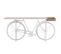 Console Vintage En Métal "vélo" 185cm Blanc