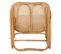 Fauteuil Design En Rotin "casablanca" 65cm Naturel