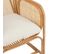 Fauteuil Design En Rotin "casablanca" 65cm Naturel