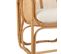 Fauteuil Design En Rotin "casablanca" 65cm Naturel