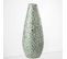 Vase Imprimé Design "delta" 46cm Bleu Clair