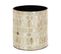 Cache-pot Imprimé Design "delta" 15cm Beige