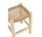 Tabouret Design En Teck "timo" 45cm Naturel