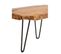 Table D'appoint En Teck "manuel" 60cm Marron