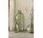 Vase Rond Design En Verre "laura" 36cm Vert