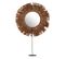 Miroir Sur Pied En Raphia "saffron" 59cm Marron