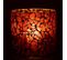 Photophore Design En Verre "ido" 16cm Marron