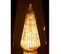 Sapin De Noël En Verre "led" 34cm Rose