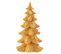 Sapin De Noël à Poser "christmas" 28cm Ocre