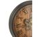 Horloge Murale Design "engrenage" 82cm Noir