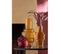 Vase Design En Verre "rino" 35cm Ocre