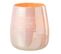 Vase Design En Verre "juliette" 19cm Orange et Rose