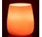 Vase Design En Verre "juliette" 19cm Orange et Rose