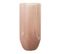 Vase Déco En Verre "trikkie" 29cm Rose