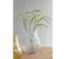 Vase Design En Verre "diamant" 28cm Transparent