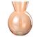 Vase Design En Verre "lucy" 28cm Orange