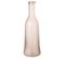 Vase Design En Verre "bruni" 45cm Rose Clair