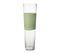 Vase Déco En Verre "delph" 60cm Transparent et Vert