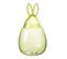 Bocal Design En Verre "lapin" 39cm Vert