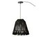 Lampe Suspension En Jute "celia" 33cm Noir