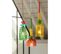 Lampe Suspension En Verre "fiona" 160cm Rouge