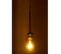 Lampe Suspension En Verre "zoe" 160cm Jaune