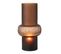 Vase Design Ligne et Boule "octave" 41cm Marron