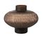 Vase Design Ligne et Boule "octave" 25cm Marron