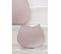 Vase Design Ligne "octave" 20cm Rose