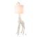 Lampadaire Design Girafe "kurtis" 179cm Blanc