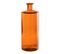 Vase Déco En Verre "bouteille" 40cm Orange