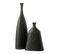 Vase Design Poterie "zihao" 30cm Noir