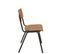 Chaise Vintage En Bois "mauricio" 82cm Marron