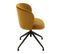 Chaise Pivotante En Velours "gena" 56cm Ocre