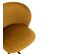 Chaise Pivotante En Velours "gena" 56cm Ocre