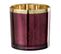 Photophore Design En Verre "robby" 15cm Bordeaux