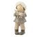 Statuette Déco Fille "hivernale" 30cm Multicolore