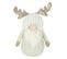 Statuette Déco Lutin "cerf" 42cm Beige