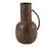 Vase Design En Métal "sparta" 26cm Bronze