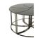 Lot De 6 Tables D'appoint "tornado" 48cm Noir