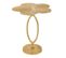 Table D'appoint Design Fleur "tiana" 61cm Or