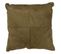 Coussin Effet Peau "norbert" 45x45cm Vert Olive