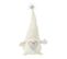 Statue Déco Lutin "barbe" 80cm Blanc et Gris