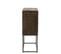 Commode 2 Portes Sur Pied "pino" 122cm Marron