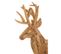 Statue Déco En Bois "cerf" 140cm Naturel