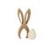 Statuette Déco "oreilles De Lapin" 32cm Naturel