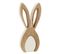 Statuette Déco "oreilles De Lapin" 32cm Naturel