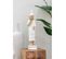 Statue Déco Bouddha Debout "bali Bliss" 78cm Blanc