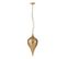 Lampe Suspension En Métal "goutte" 53cm Or