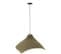 Lampe Suspension En Jonc "cône" 82cm Vert